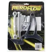 Aeroflow Black Standard Mount Billet Alternator Bracket - Ford 289-302W LHS water pump hose inlet, AF64-4007BLK