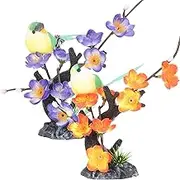 Cake Decorating 2pcs Sushi Restaurant Flower Artificial Flower Sushi Plate Desktop Flower Plant Sashimi Dish Sashimi Plate Flower Fake Plum for Home Restaurant Decorations Plants Decor (Color : Assor
