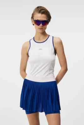J. Lindeberg MIRIAM Sleeveless Ladies Small Top AWJT10055 0000 White NEW NWT