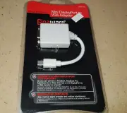 New Gigaware Mini DisplayPort to VGA Adapter, Male to Female in Package