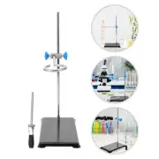 Chemistry Lab Equipment Laboratory Supporting Tool Table Rod Stand with Clamps