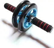 Roller Wide Home Workout Exercise Double Wheel for Core Fitness & Flat Stomach Six Pack Abdominal Strength Home Gym Training for Men & Women