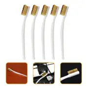 5 Pcs Copper Wire Brush Mini Drill Bits for Cleaning Welding Slag Steel Scrape