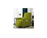 Stretch Recliner Cover Lift Reclining Recliner Chair Slip Cover Recliner Slipcover-Green