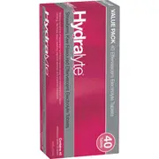 Hydralyte Effervescent Electrolyte Tablets Strawberry Kiwi 40 pack