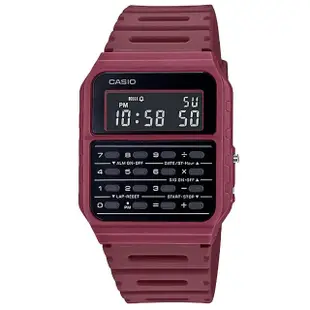 【CASIO 卡西歐】卡西歐DATA BANK 鬧鈴計算機電子錶 CA-53WF(台灣公司貨多色任選)