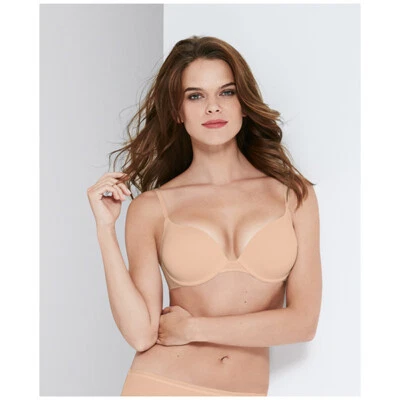 Wonderbra Invisible Padded Push Up T-Shirt Bra W9443 Smooth BNWT