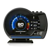 OZNALA Smart Car HUD Gauge Auto Head Up Display Gauge GPS Digital Speedometer OBD2 AU