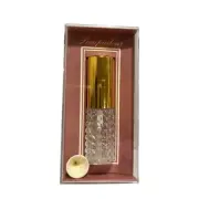 Vintage Gold and Clear Chrystal Pompadour Perfume Bottle New in Box Atomizer