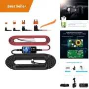 USB C Dash Cam Hardwire Kit 12V 24V Car Camera Charger Adapter Kit