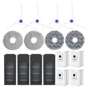 For Deebot X2 X2 Pro X2 Omni Vacuum Cleaner Main Side Brush Hepa Filters Mop Pads Dust Bags Parts