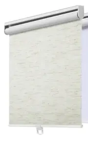 AOSKY Cordless Roller Blind Shades Blackout Room Darkening 27” X 72” Linen Cream
