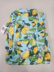 Vera Bradley Lighten Up Sporty LARGE Backpack Lemon Grove FREE LANYARD