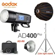 Godox AD400Pro 2.4G TTL Outdoor Studio Flash with Reflector,QR-P70 Softbox,stand