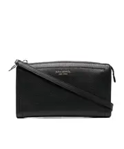 Knott grained-effect clutch One size Black