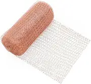Esncddym Copper Snail Control - Copper Mesh and Copper Belt,Odorless Effective Snail Bait, Rustproof Wire Mesh Roll for Bat Deterrence & Sealing