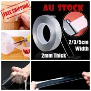 Double Sided Nano Tape Transparent Reusable Strong Adhesive Washable Traceless