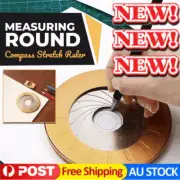 Adjustable Circle Drawing Ruler Tool Measuring Drawing Circular Compass NJ