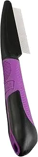 Karlie Flea Comb with Handle, 21 x 4.5 cm, Purple/Black