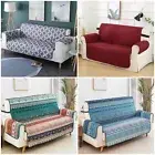 Slipcovers Sofa Cover Quilted Pet Dogs Couch Chair Lounge Protecto 1/2/3 Seater