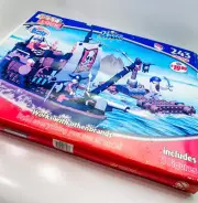 New Best Lock 243 Piece Pirate Ship Building Set 3 Figures Includes