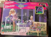 Vintage 1997 Barbie Flower Garden Playset 67531-92 For Folding Pretty House New