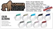 Pastry Dough Blender and Butter Cutter Heavy Duty Kitchen Baking Tool Size Large