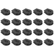 20Pcs Wheeled Cord Locks for Drawstring Toggle Slider Stopper, 0.6x0.8 Inch