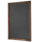 Vintage Wall Mounted Wood Framed Chalkboard Sign Retail Cafe Menu Board