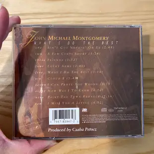 喃喃字旅二手CD《JOHN MICHAEL MONTGOMERY -WHAT I DO THE BEST》