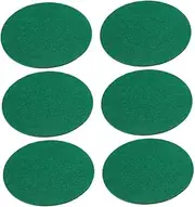 NOLITOY 6pcs Self-Adhesive Mallet Pads for Air Hockey Pushers Handles Paddles Pads Kit Goal Handles Replacement Accessories for Home Entertainment