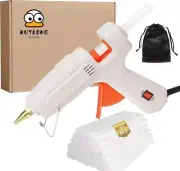 Hot glue gun, Fast preheating hot melt gun with 30 glue sticks, Mini hot glue