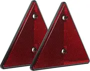 Anneome 2 Pack Hi Visibility Reflective Roadside Triangle Safety Signs for Car and Safety Warning Signs