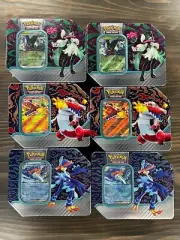 Pokemon PALDEA PARTNERS Tin Case Factory Sealed (6 TINS!)