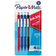 Paper Mate Inkjoy 300RT Ballpoint Pen 4 Pack Assorted