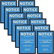 CRUGLA A4 Magnetic Frame Set of 12, Magnetic Sheet with Self Adhesive Backing, Black Kids Children Artwork Frame, Document Sign Paper Holder, Poster Picture Photo Certificate frame for Refrigerator Glass Door Cubicle, 8.3x11.7 inches