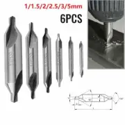 6pcs HSS Combined Center Drill Countersink Bit Set Superior Machining Solution