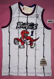 Toronto Raptors NBA #1 McGrady 1998/99 White Jersey 50 XXL QLD Seller