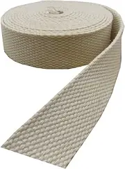 Nylon Webbing Strap Webbing Strap, Cotton Webbing for Bag Straps, Canvas Ribbon Rucksack Backpacks Luggage Cargo Strapping Belts, 10 Yards/lot