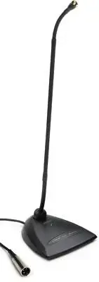 Shure MX418D/N 18" Gooseneck Microphone with Desktop Base and Preamp (No