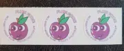 scratch and sniff stickers set of 3 NEW Wacky Whiffer Plum scent