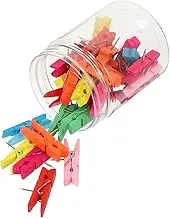 Angoily 50Pcs Clip Push Pin Tacks for Classroom Decor Decorative Thumbtacks with Clips for Office and School Projects Lightweight and Compact Design