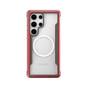 X-Doria Raptic Shield MagSafe Samsung S25 Ultra Case w/ 3M Drop Protection Red