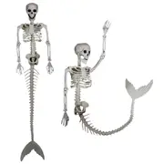 Mermaid Skeleton Decoration - Nautical Theme Hanging Prop