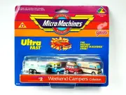 1989 GALOOB MICRO MACHINES -ULTRA FAST 6400 #2 WEEKEND CAMPERS COLLECTION SEALED