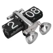 Automatic Page Turning Quartz Clock (black