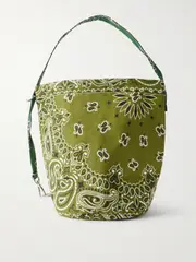 [CALL IT BY YOUR NAME] CALL IT BY YOUR NAME - Sac Seau Printed Cotton Tote - Army green - One size One size Green