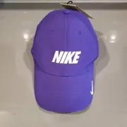 Nike Golf Hat Sz. M/L Adjustable Dri-Fit Swoosh Club Cap Unisex Purple OSFM