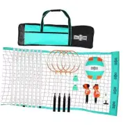 Outdoor Volleyball and Badminton Net with 20 Ft. Volleyball & Badminton Net