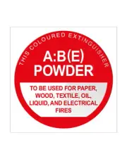 4 x FIRE EXTINGUISHER (ABE) LOCATION SIGNS - FREE POSTAGE